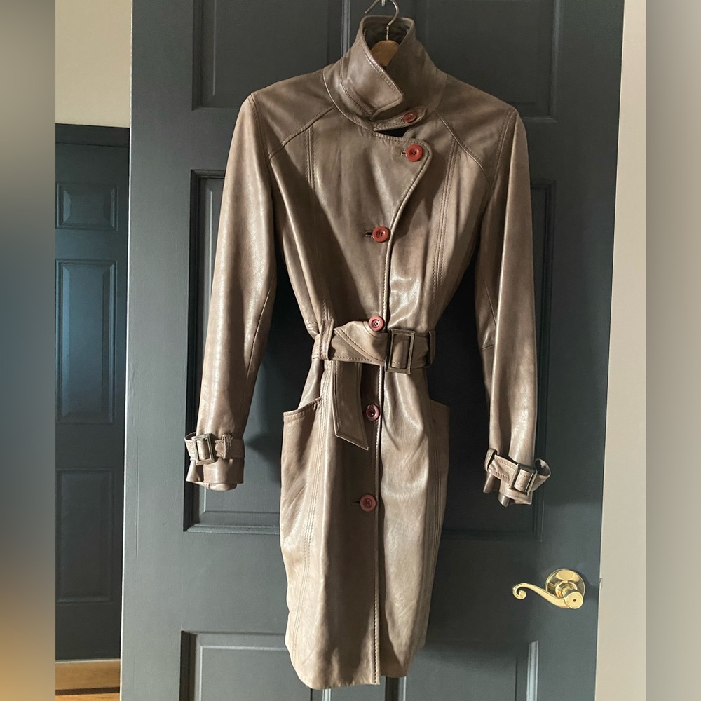 Oakwood Leather coat length 3/4 size S